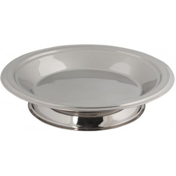 صحن تيبسي من الفولاذ بقاعده مقاس 45 سم 